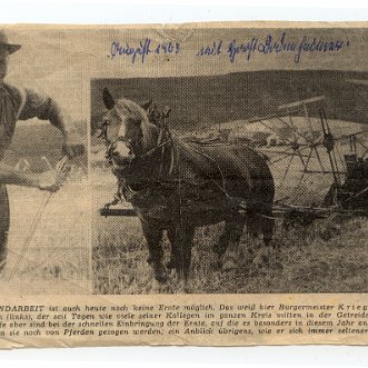 gedrucktes... Zeitungsausschnitte, Urkunden, Schriftsstücke...