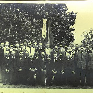 Bild0480 1952 Gesangsverein zum 75. jährigen Bestehen.